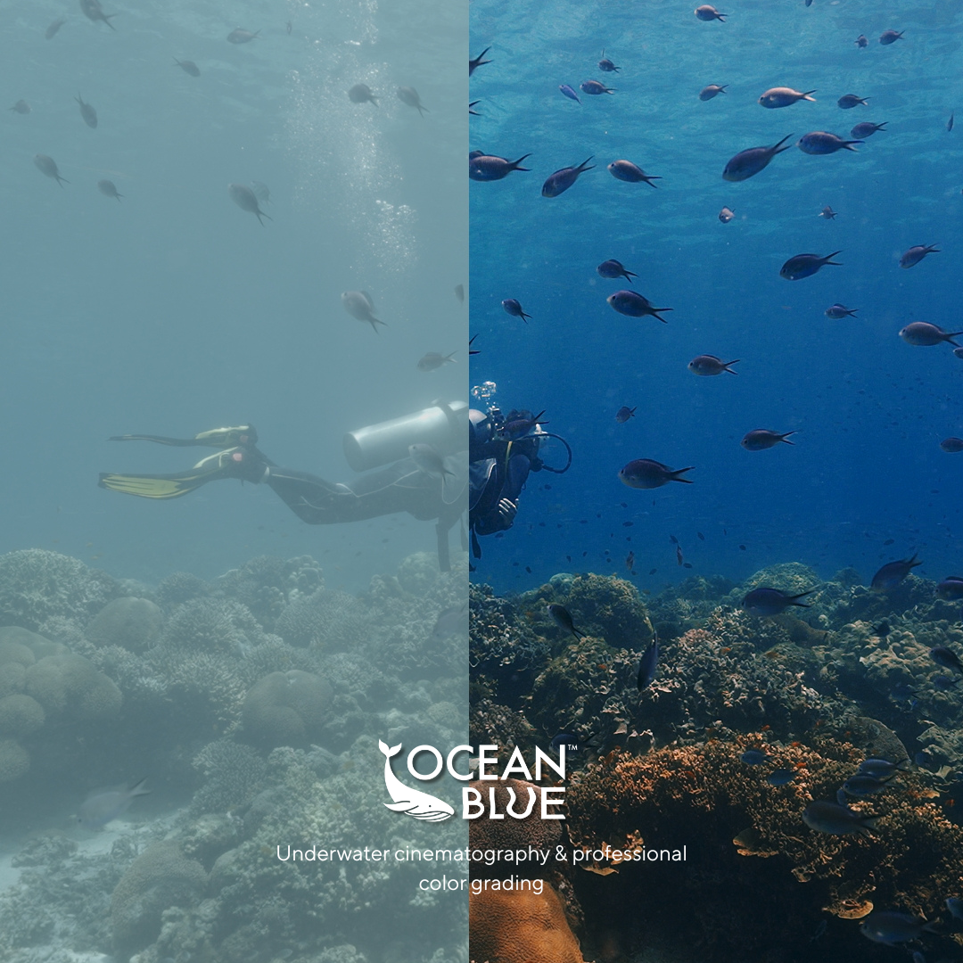 Ocean Blue Color grading